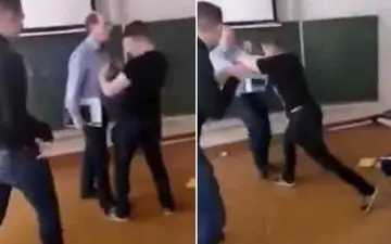 برخورد گستاخانه دانشجویان با استاد در کلاس!