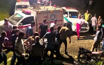 سقوط مرگبار تیبا در جاده جواهردشت/ دو نفر جان باختند