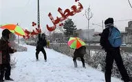 در روز سه شنبه، بارش شدید برف و کولاک برخی از مدارس آذربایجان شرقی را تعطیل کرد