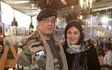 تیپ امیر جعفری و همسرش در یک رستوران شیک! + عکس