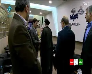 ورود رئیسی به سازمان صدا و سیما + تصاویر