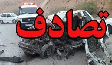 برخورد کامیون و مینی‌بوس در اندیشه 2 مصدوم برجای گذاشت