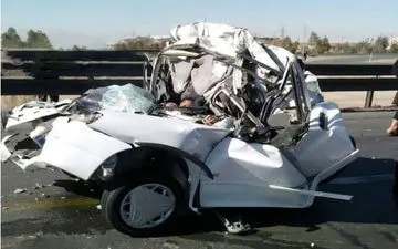 هولناک ترین عکس از جسدی در پراید پرس شده! +عکس