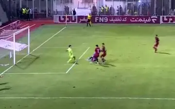 رد گل استقلال به نساجی به دلیل آفساید + ویدئو