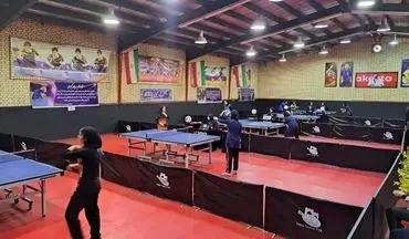تور ایرانی تنیس روی میز دختران در کرمانشاه آغاز شد
