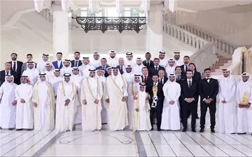 عکس/ ملی‌پوش ایرانی در کنار امیر قطر