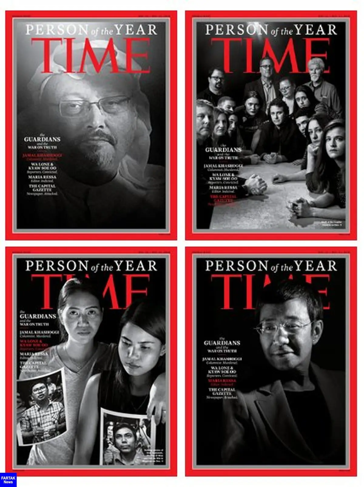 خاشقجی و چند خبرنگار دیگر شخصیت سال نشریه تایم شدند