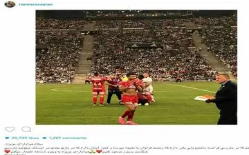 عکس/پست رضاییان بعد از باخت تیمش مقابل مارسی