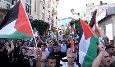 فلسطینیان کرانه باختری، حمله به ناوگان «الصمود» را محکوم کردند