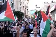 فلسطینیان کرانه باختری، حمله به ناوگان «الصمود» را محکوم کردند