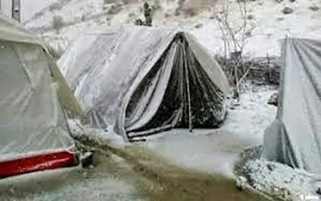 پیش‌بینی دمای زیرصفر در مناطق زلزله‌زده