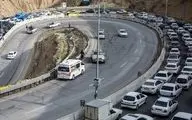 ترافیک سنگین در برخی مقاطع محور تهران-فشم و جاده کندوان