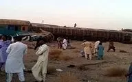 فیلمی از حادثه خروج قطار زاهدان به تهران از روی ریل