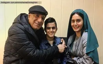 عکس یادگاری امیرمحمد متقیان به همراه الناز شاکردوست و امیر جعفری (عکس)