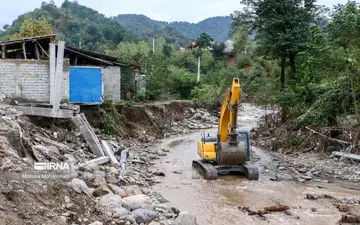 سیل در بهشهر یک کشته بر جا گذاشت +فیلم