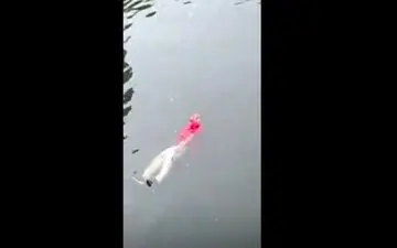 جسد دروغینی که داخل رودخانه همه را سر کار گذاشت! 