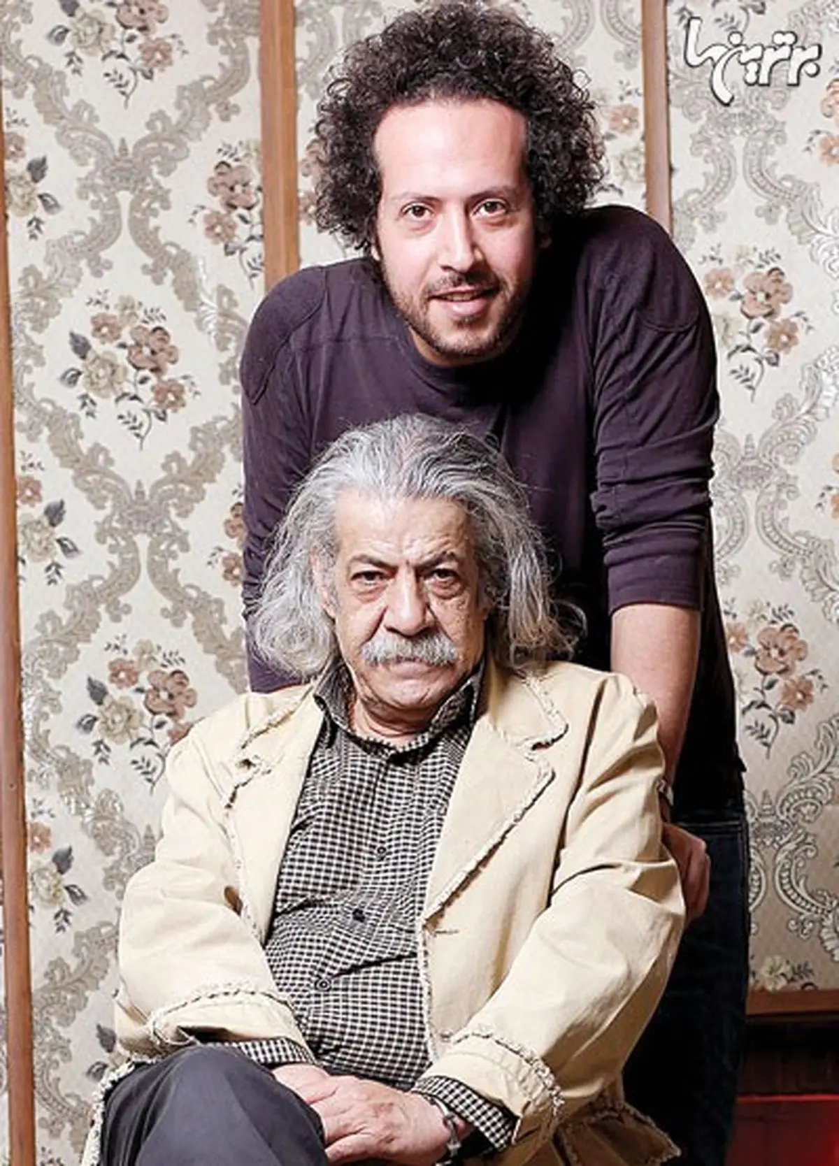 صدرالدین حجازی و پسرش در یک قاب+عکس