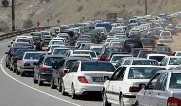 ترافیک سنگین در ورودی و خروجی کلانشهرها/ چالوس یک طرفه شد