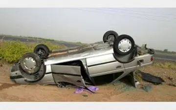 واژگونی خودرو در گلستان با ۱۰ سرنشین