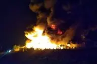ویدیویی از لحظه وقوع آتش‌سوزی هولناک در یاسوج