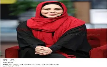 پوشش پرسپولیسی بازیگر زن در یک برنامه تلویزیونی (عکس)