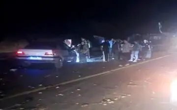 تصادف مرگبار در محور داوران رفسنجان؛ ۲ کشته و ۵ زخمی