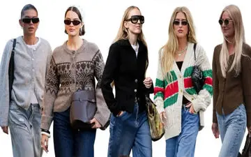 مد روز پاییزی: کاردیگن و جین، بهترین انتخاب برای استایل‌های روزمره