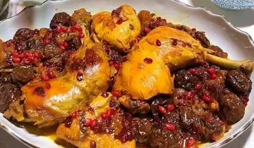 طرز تهیه خورشت مرغ با رب انار: یک غذای خوشمزه و آسان برای پخت