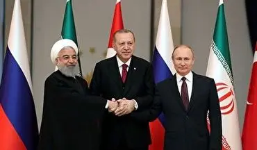 عکس یادگاری روحانی، پوتین و اردوغان در آنکارا
