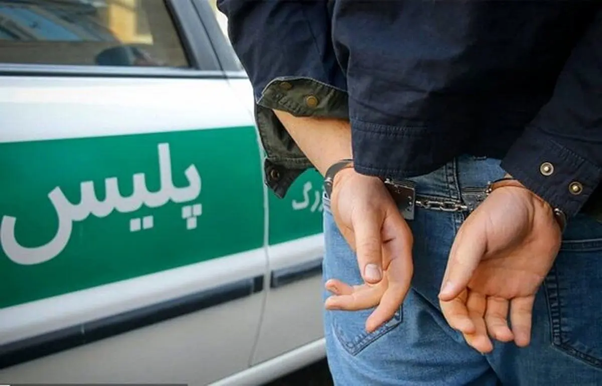 دستبند پلیس بر دستان زن و شوهر سارق در کرمانشاه
