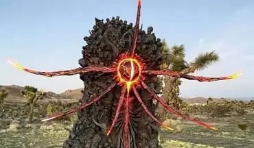  تندیس مرموز «شیطانی» در بیابان کالیفرنیا ظاهر شد: منشا آن چیست؟