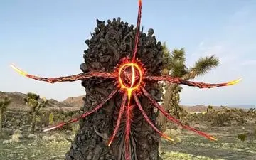  تندیس مرموز «شیطانی» در بیابان کالیفرنیا ظاهر شد: منشا آن چیست؟