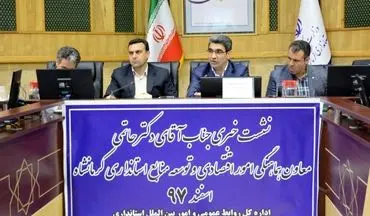  نشست رسانه ‌ای درمورد توسعه و منابع استانداری کرمانشاه