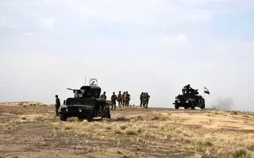 تخریب مخفیگاه‌های داعش به دست نیروهای حشد الشعبی