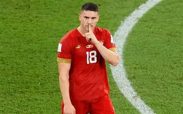  جام جهانی قطر| دلیل شادی گل جنجالی ولاهوویچ مقابل صربستان 