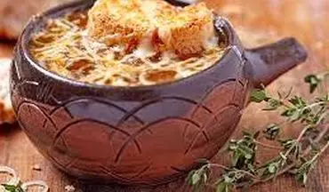 طرز تهیه سوپ پیاز فرانسوی |خیلی خوشمزه س!