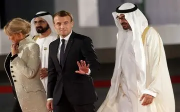  اظهارات ضد ایرانی رئیس جمهور فرانسه در ابوظبی