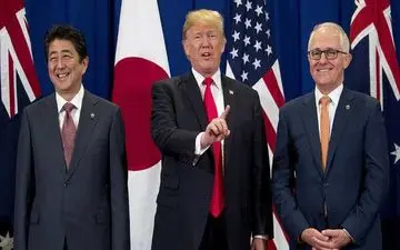  مذاکرات استرالیا، آمریکا، ژاپن و هند برای مقابله با نفوذ چین