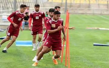 تمرین پرنشاط پرسپولیسی ها در غیاب چند بازیکن