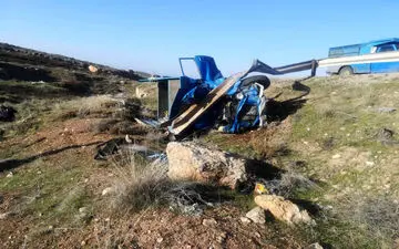 واژگونی نیسان در محور ابهر – زنجان؛ مرگ راننده در صحنه حادثه