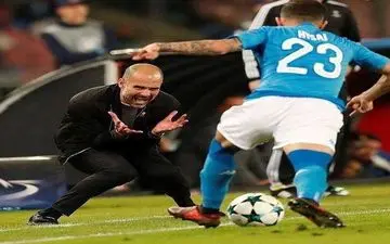 عکس/ ژستی که تا کنون از گواردیولا ندیده اید