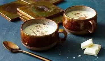 طرز تهیه وایت چاکلت زعفرانی!