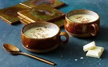 طرز تهیه وایت چاکلت زعفرانی!