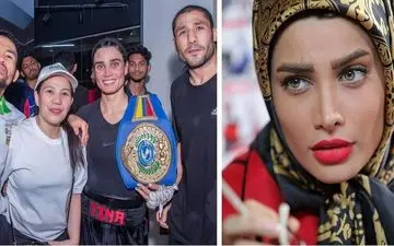 تمرین سنگین و وحشناک تینا آخوندتبار در باشگاه بدنسازی + ویدئو