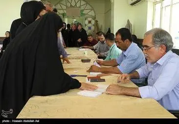 انتخابات ریاست جمهوری و شورای شهر آبادان + تصاویر