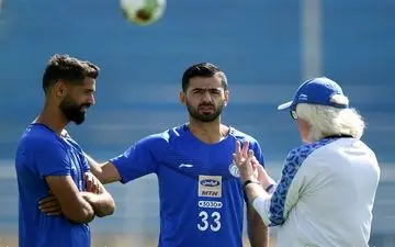  حضور کاپیتان مصدوم استقلال در تمرین امروز آبی‌پوشان