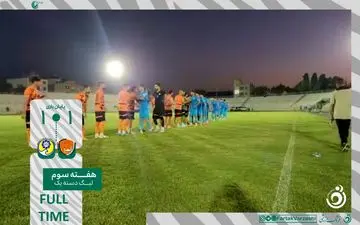 تساوی خانگی شهر راز مقابل شهرداری نوشهر؛ گل به خودی تلخ برای شیرازی‌ها