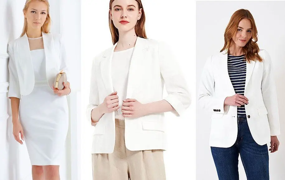 کت سفید یک انتخاب جذاب استایل تابستانه