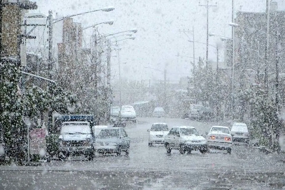 کولاک برف و باران شدید در راه ۱۹ استان 