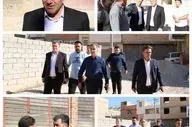 بازدید امروز شهردار و اعضای شورا از محله میلاد ۴ و آغاز عملیات عمرانی